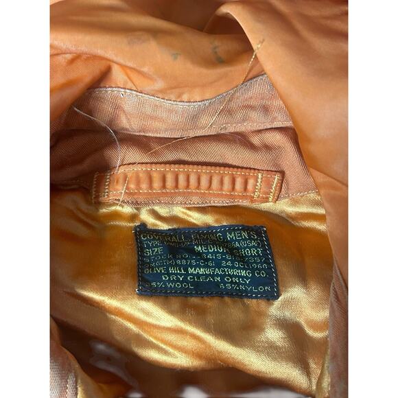 Military US Air Force Mens Flying Coveralls CWU-1P Medium short Orange Vietnam - Picture 3 of 4